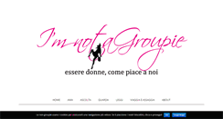 Desktop Screenshot of imnotagroupie.net